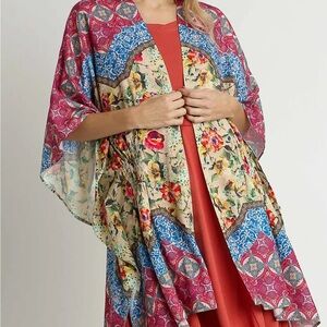 NWT UMGEE Bohemian Pattern Kimono Top S/M M/L